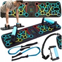 DESKA UCHWYTY DO POMPEK PARALETKI DO TRENINGU CAŁEGO CIAŁA 25w1