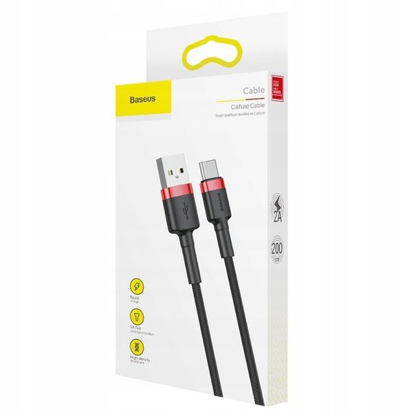 Baseus SZYBKI KABEL USB TYPE-C QUICK CHARGE 2A 2M zdjęcie 3