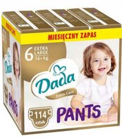Pieluchomajtki Dada 6 Nowe Extra Care Nowość 16+ kg 114 szt