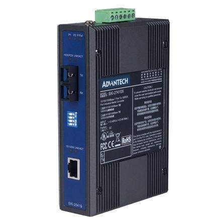 Advantech Ethernet to Single mode fiber zdjęcie 1