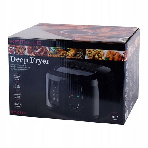 FRYTKOWNICA frytownica OLEJOWA MOCNA 2,5L deep frying KAMILLE na Arena.pl