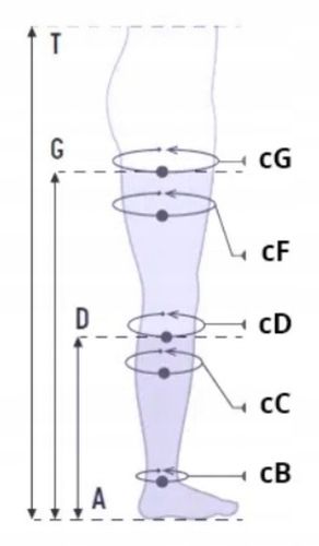 PANI TERESA POŃCZOCHY UCISKOWE CCL1 NA ŻYLAKI 1 STOPNIA PALCE ODKRYTE M na Arena.pl