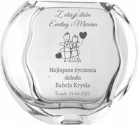 Wazon z grawerem PREZENT na ślub wesele rocznicę