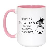 Duży Biało-Różowy 450 ml