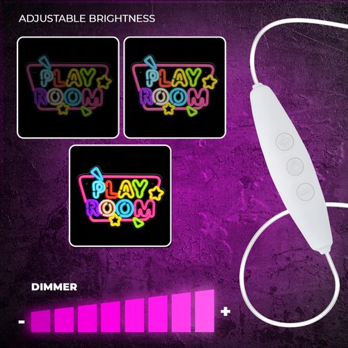 Forever Light Neon PLEXI LED PLAYROOM multikolor FPNE39 na Arena.pl