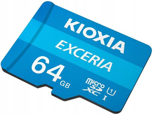 Karta pamięci microSDHC 64GB class 10 KIOXIA na Arena.pl