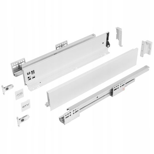 SZUFLADA GTV AXIS PRO 500A1 NISKA L500 H86 BIAŁA CICHY DOMYK WYSUW na Arena.pl