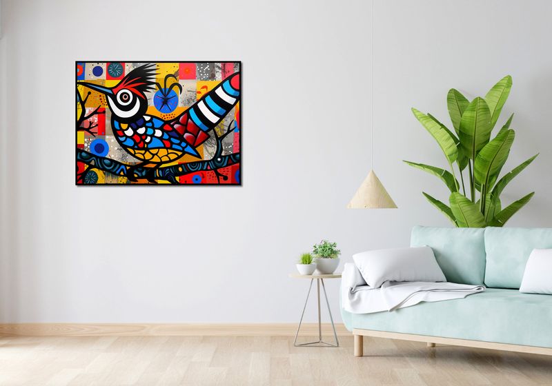Plakat 100x75cm Ptak Na Wznak zdjęcie 4
