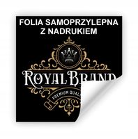 Folia samoprzylepna Naklejka z nadrukiem 1mkw