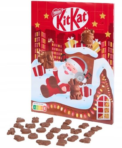 Kalendarz Adwentowy Dla Dzieci Chłopca Dziewczynki z Czekoladkami KitKat na Arena.pl