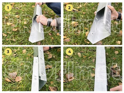 Fundament ocynkowany do szklarnie 2,85x10m stalowy na Arena.pl