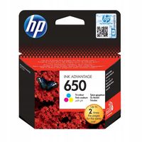 2 x Tusz do HP 650 CZ102AE KOLOR ORYGINALNY Deskjet
