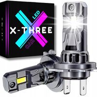 ŻARÓWKI H7 LED HOMOLOGACJA CANBUS H7 LEDOWE XENON MOCNE BIAŁE +1000% 80W