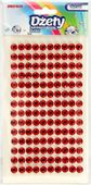 DŻETY SAMOPRZYLEPNE 6MM 140SZT CZERWONE  BREWIS