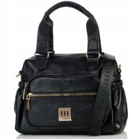 Listonoszka Kuferek PREMIUM Torebka Damska Monnari czarna Pojemna do