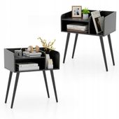 Stolik Costway 50 x 32 x 58cm czarny