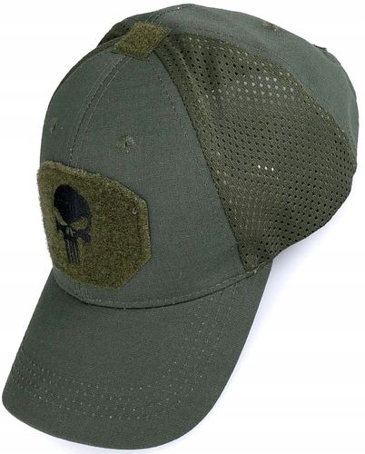 Czapka Z Daszkiem Czacha Bejsbolówka Punisher Haft na Arena.pl