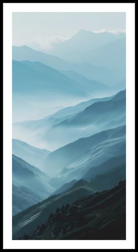 Plakat 50x100cm Między Chmurami na Arena.pl