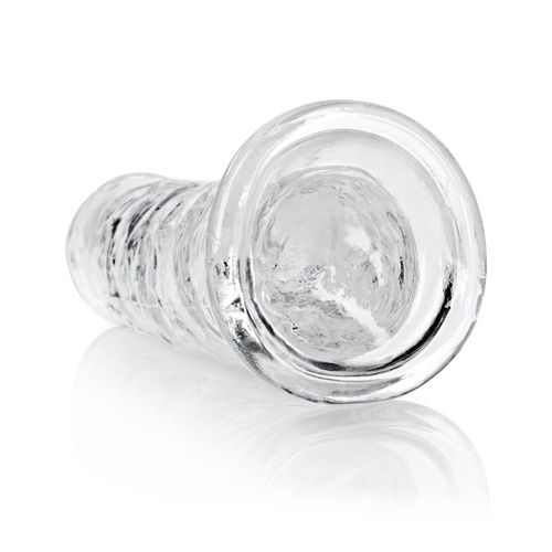 żelowe przezroczyste dildo z przyssawką waginalne i analne 22 cm na Arena.pl