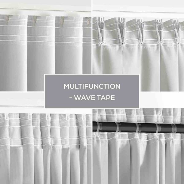 CURT/AH/BLACKOUT/PLEAT/WHITE/140X245/1PC zdjęcie 5