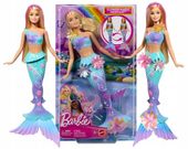 LALKA BARBIE SYRENKA ROZKWITAJĄCE KWIATY syrenka z magicznymi kwiatami