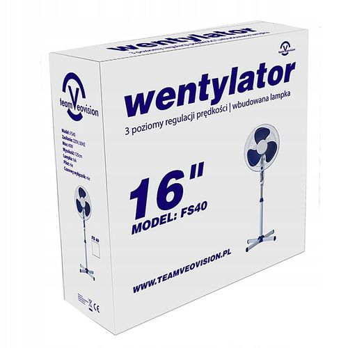 WENTYLATOR WIATRAK PODŁOGOWY DUŻY STOJĄCY Z PILOTEM REGULOWANY BIAŁY na Arena.pl