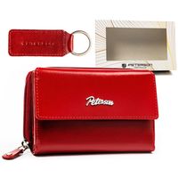 zestaw prezentowy: duży, skórzany portfel i brelok - peterson