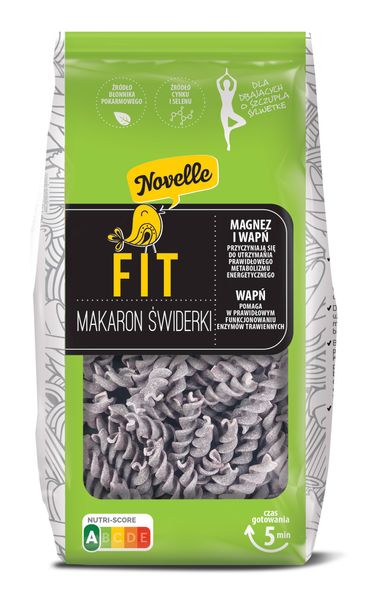 Novelle Makaron fit świderki 250 g zdjęcie 1