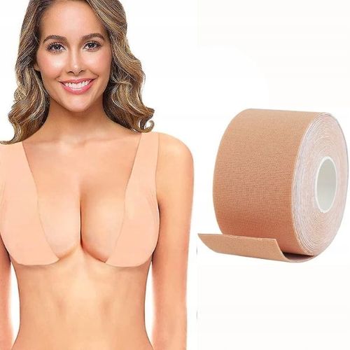 ORYGINALNA TAŚMA UNOSZĄCA PODTRZYMUJĄCA MODELUJĄCA BIUST SUKNIA GOŁE PLECY na Arena.pl