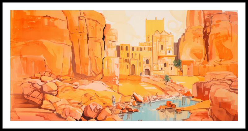 Plakat 91,3x44,5cm Ruiny pod Słońcem zdjęcie 3