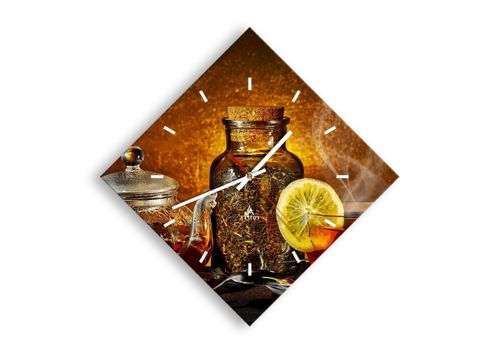 Zegar Ścienny - Herbata Napar  - 30X30 Cm - C3Ad30X30-2434 na Arena.pl