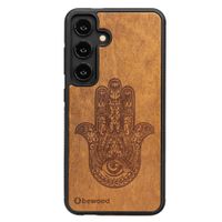 Drewniane Etui Bewood na Samsung Galaxy S24 HAMSA IMBUIA