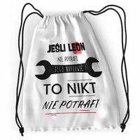 Plecak Dla Leona Sportowy Szkolny Worek Torba Z Nadrukiem Ze Zdjęciem