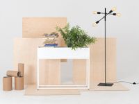 Donica metalowa FIORINA 100x30x80 - biały