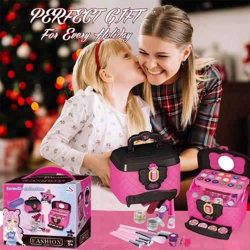 ZESTAW KUFEREK KOSMETYKÓW DO MAKIJAŻU I PAZNOKCI DLA DZIECI PREZENT na Arena.pl