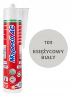 SILIKON MAPEI MAPESIL AC 310ml księżycowy biały 103