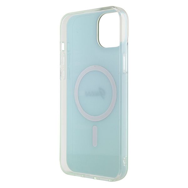 Etui Guess do iPhone 15 Plus, iPhone 14 Plus, Turkusowy, MagSafe zdjęcie 7