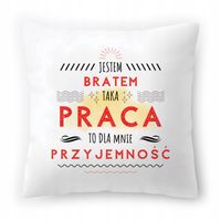Poduszka Dla Brata Braciszka Na Urodziny Prezent Z Nadrukiem Ze Zdjęciem