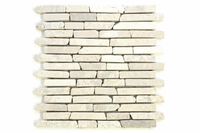 Mozaika marmurowa Garth na siatce kremowa 1 m2