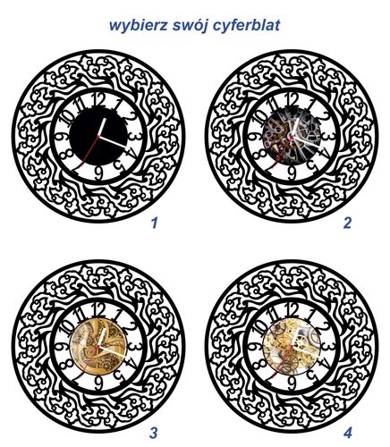 ZEGAR ŚCIENNY RETRO 58cm XXL 91.11 na Arena.pl