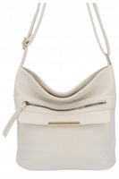 Herisson - torebka worek kieszonka na zamek jasny beżowy 1052L2092