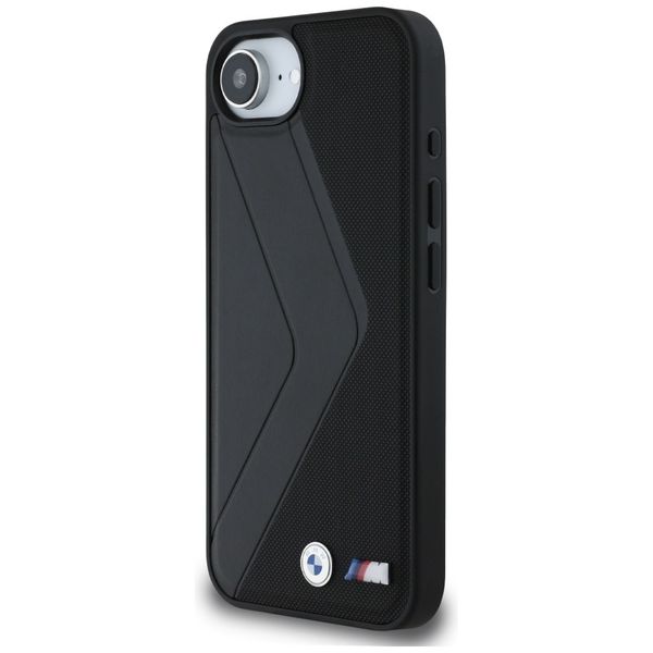 Etui BMW Oversized Stripes MagSafe do iPhone 16e czarny zdjęcie 2