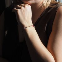 Bransoletka znak zodiaku lew - mix kamieni i srebro