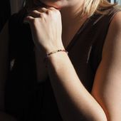 Bransoletka znak zodiaku lew - mix kamieni i srebro