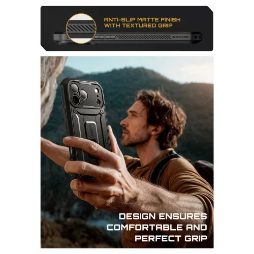 etui supcase ub pro na iphone 17 pro - czarne na Arena.pl
