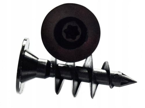 KOŁEK ŚLIMAK DYBEL DO STYROPIANU 50MM WKRĘT 100sz + BIT na Arena.pl