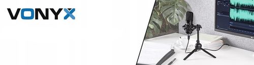 Mikrofon pojemnościowy USB STUDYJNY TRIPOD stołowy podcast YOUTUBE na Arena.pl