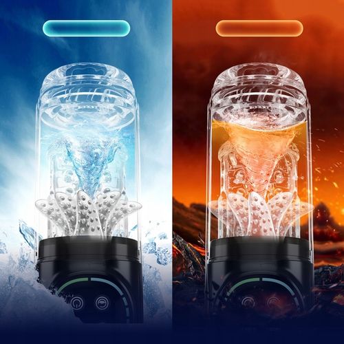 masturbator męski z 3 pompkami i 7 ruchami obrotowymi, wibrujący i ssący na Arena.pl