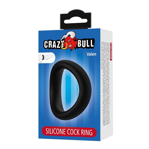 Crazy Bull Valen – Silicone Cock Ring zdjęcie 8