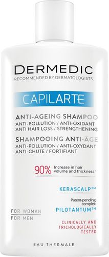Szampon DERMEDIC CAPILARTE Anti-ageing na Wzrost włosów i Odżywienie, 300ml na Arena.pl